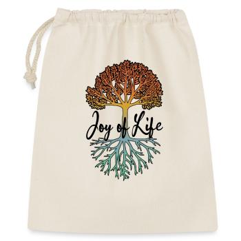 Joie de vivre - Sac cadeau 40 x 50 cm - nature - Devant