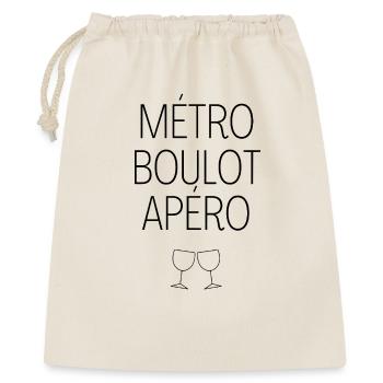 Metro work aperitif - Gift Bag 40 x 50 cm - nature - Front