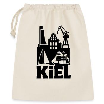 Kiel Silhouette Landmark - Gift Bag 40 x 50 cm - nature - Front