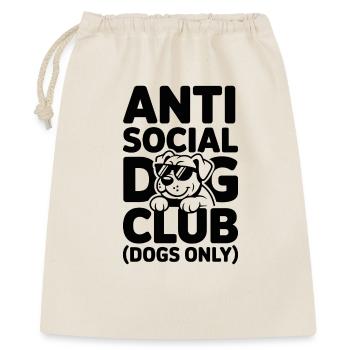Anti Social Dog Club - Gift Bag 40 x 50 cm - nature - Front