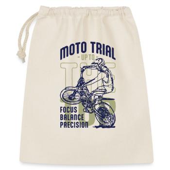 Moto Trial Biker - Trials Rider - Gift Bag 40 x 50 cm - nature - Front