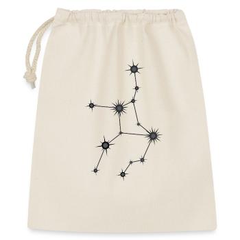 Virgo Star Constellation Zodiac Sign Black & Gray - Gift Bag 40 x 50 cm - nature - Front