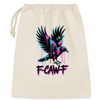 F-Caw-F Meme Crow - Sac cadeau 40 x 50 cm - nature - Devant
