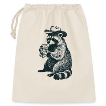 Tears of my Enemies - Waschbär - Geschenkbeutel aus Baumwolle (40 x 50 cm) - Natur - Vorne