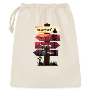 Chemin vers le bonheur - Sac cadeau 40 x 50 cm - nature - Devant