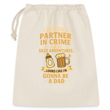 Partner In Crime Dad - Gift Bag 40 x 50 cm - nature - Front