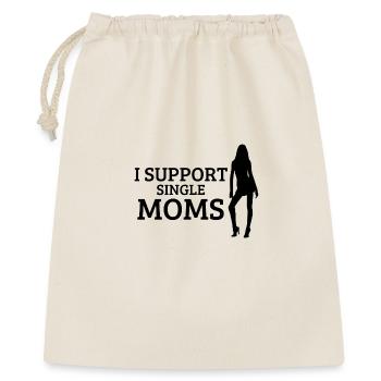I support single moms - Mother's Day shirt - Gift Bag 40 x 50 cm - nature - Front