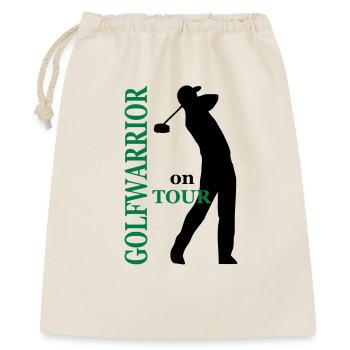 Golf - Geschenkbeutel aus Baumwolle (40 x 50 cm) - Natur - Vorne