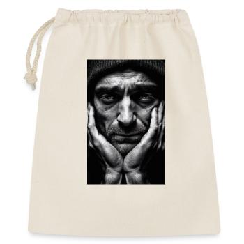 Thinking Guy - Gift Bag 40 x 50 cm - nature - Front