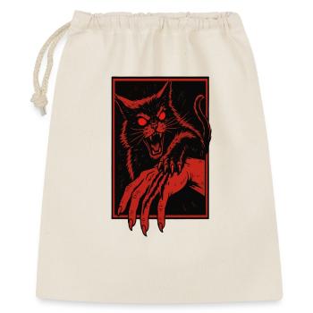 Crimson Fang Cat Assault - Geschenkbeutel aus Baumwolle (40 x 50 cm) - Natur - Vorne