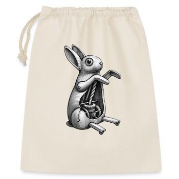 MECA RABBIT - black & white - Sac cadeau 40 x 50 cm - nature - Devant