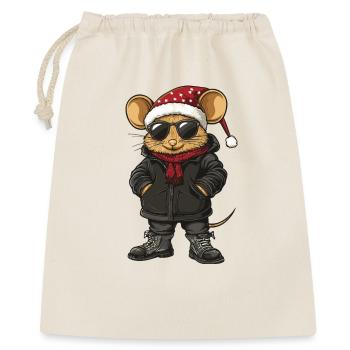 Mouse Christmas Winter - Gift Bag 40 x 50 cm - nature - Front