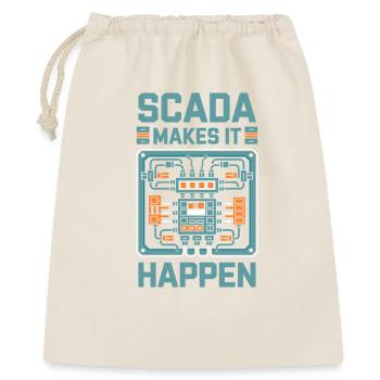  SCADA Makes It Happen Automatisierung Technik - Geschenkbeutel aus Baumwolle (40 x 50 cm) - Natur - Vorne