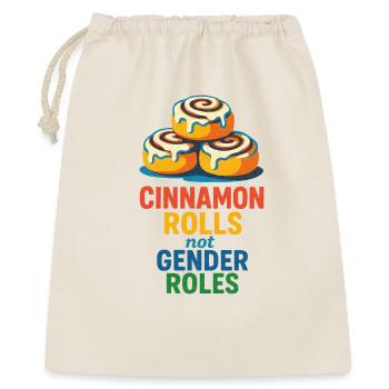 Cinnamon Rolls Not Gender Roles - Gift Bag 40 x 50 cm - nature - Front