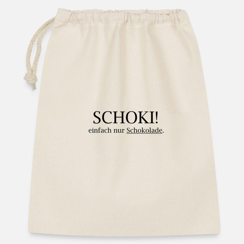 CHOCOLATE! Just chocolate - Gift Bag 40 x 50 cm - nature