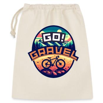 GO Gravel Ride - Gift Bag 40 x 50 cm - nature - Front