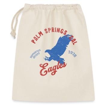 Palm-Springs California Sports Retro Vintage Design - Geschenkbeutel aus Baumwolle (40 x 50 cm) - Natur - Vorne
