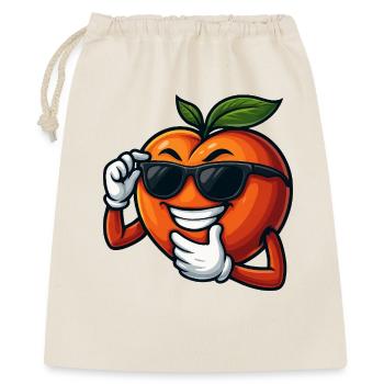 Cool Peach Cartoon Sunglasses Summer Fruit - Gift Bag 40 x 50 cm - nature - Front