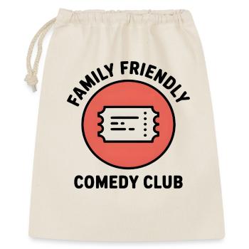 Amateurs d’humour familial de clubs de comédie - Sac cadeau 40 x 50 cm - nature - Devant
