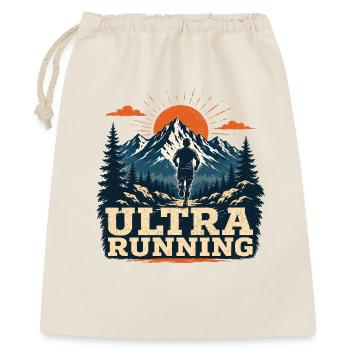 Ultra course à pied - Sac cadeau 40 x 50 cm - nature - Devant