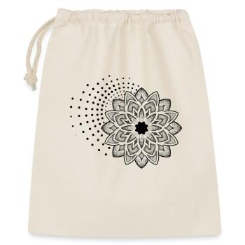 Geometric ornamental mandala flower tattoo design - Gift Bag 40 x 50 cm - nature - Front