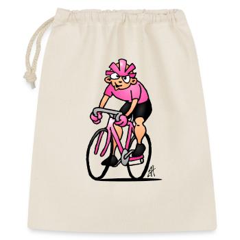 Determined Cycling Illustration - Gift Bag 40 x 50 cm - nature - Front