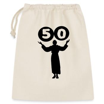 Birthday 50 years - Gift Bag 40 x 50 cm - nature - Front