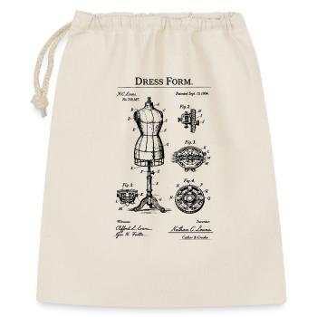 dress form blueprint patent - Gift Bag 40 x 50 cm - nature - Front