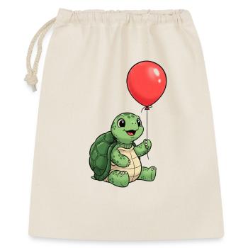 Turtle Kids T-shirt with Red Balloon - turtle - Gift Bag 40 x 50 cm - nature - Front