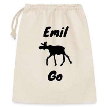 Emil l’orignal - Sac cadeau 40 x 50 cm - nature - Devant