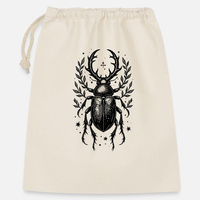 Emblème du blason du laurier - Sac cadeau 40 x 50 cm - nature