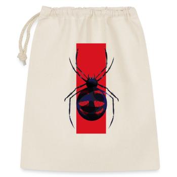 Motif araignée gothique - Sac cadeau 40 x 50 cm - nature - Devant