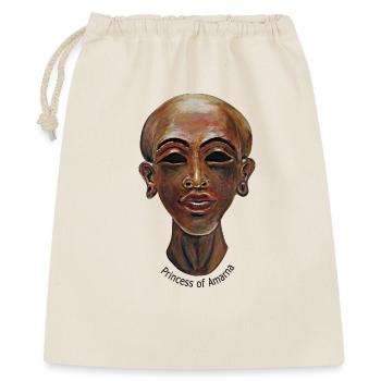 Altägypten Portrait in Erdtönen - Geschenkbeutel aus Baumwolle (40 x 50 cm) - Natur - Vorne
