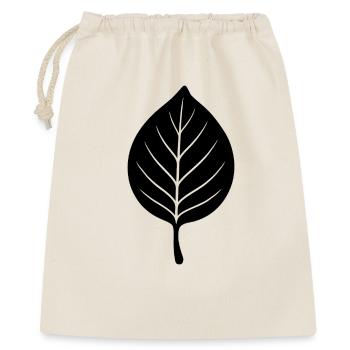 Black Leaf Line Style - Gift Bag 40 x 50 cm - nature - Front