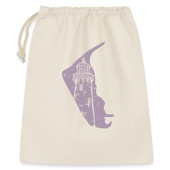 Amrum Silhouette du phare de la mer du Nord Grunge - Sac cadeau 40 x 50 cm - nature - Devant