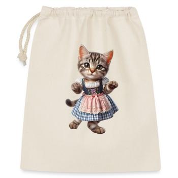 Chat traditionnel - Sac cadeau 40 x 50 cm - nature - Devant