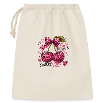 Sweet Cherry Vibes Leopard Cherries - Gift Bag 40 x 50 cm - nature - Front
