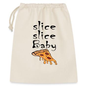 Slice Slice Baby Pizza Slice - Gift Bag 40 x 50 cm - nature - Front