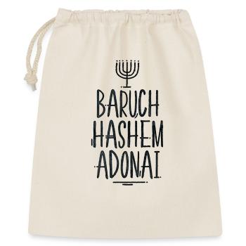 Baruch HaShem Adonai - Gift Bag 40 x 50 cm - nature - Front