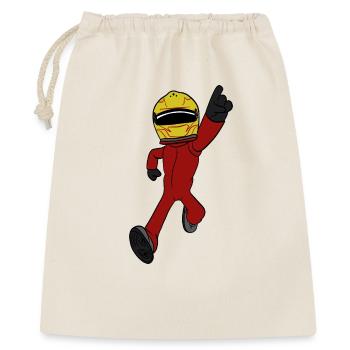 pilote de course - Sac cadeau 40 x 50 cm - nature - Devant