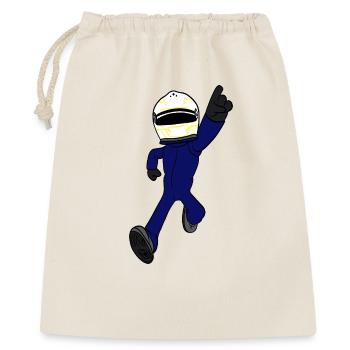 racing driver - Gift Bag 40 x 50 cm - nature - Front