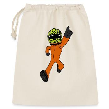 pilote de course - Sac cadeau 40 x 50 cm - nature - Devant