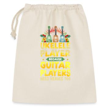 Hawaiian Ukulele Uke Ukulele - Geschenkbeutel aus Baumwolle (40 x 50 cm) - Natur - Vorne