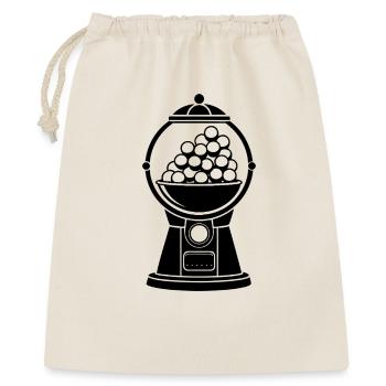 Machine à boules de chewing-gum - Sac cadeau 40 x 50 cm - nature - Devant