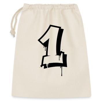 Graffiti urbain numéro 1 Design - Sac cadeau 40 x 50 cm - nature - Devant