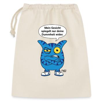 Your Face Reflects Stupidity - Zooki - Gift Bag 40 x 50 cm - nature - Front