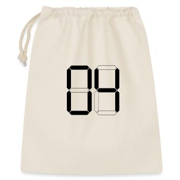 NUMBER 04 Zero Four Birthday Gift Digital - Gift Bag 40 x 50 cm - nature - Front