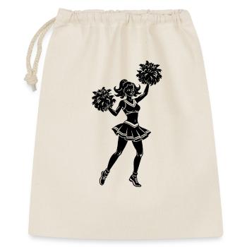Cheerleader - Geschenkbeutel aus Baumwolle (40 x 50 cm) - Natur - Vorne