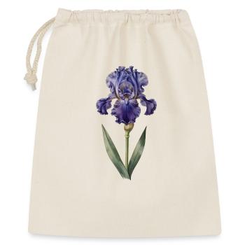 Purple iris on delicate stem - Gift Bag 40 x 50 cm - nature - Front