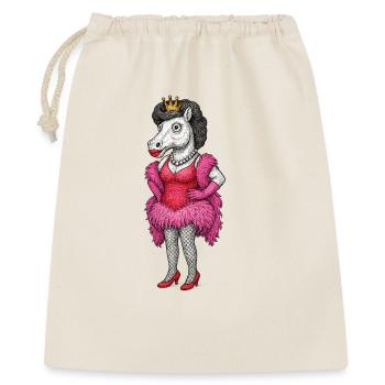 Regal Mare Diva in Pink Feathers - Gift Bag 40 x 50 cm - nature - Front